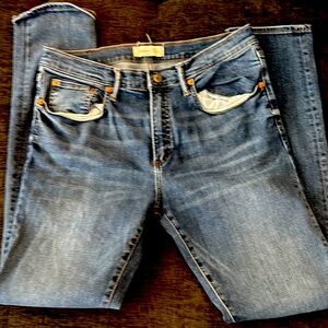 GAP 1969 Blue Skinny Stretch 33 x 32 Jeans Classic Style